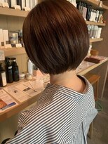 カプロ キャトル(Capullo de Quatre)&nbsp;丸みショート×艶ブラウン
