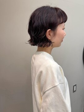 ヨーク(yoke) ボブパーマ/暖色カラー