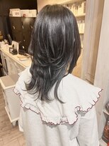 キャアリー(Caary) 福山美容室caaryウルフレイヤーロング髪質改善骨格補正10代20代