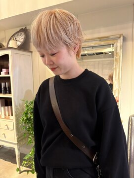 ヘアーデザイン シュシュ(hair design Chou Chou by Yone) ミルクティー/ショートヘア