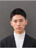 ビジネスショートカット×アップバング×刈り上げ×メンズカット