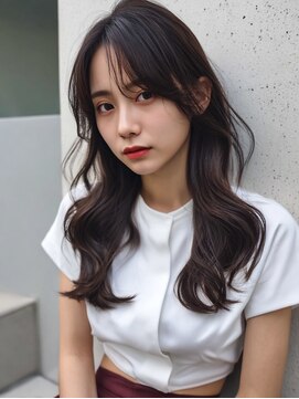 テーラヘアー 我孫子店(TELA HAIR) ブラウン×波巻きウェーブ【我孫子】＜20代30代40代50代＞