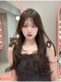 似合わせ抜群◎韓国レイヤーカット×透明感たっぷりグレージュ