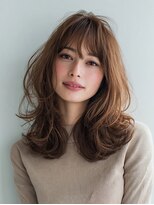 セレスト 心斎橋店(CELESTE)&nbsp;ニュアンスレイヤー×シースルーバング×キャラメルブラウン
