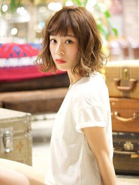 マリオ ヘアー デザイン(MARIO HAIR DESIGN) MARIO☆大人ガールのウェーブボブ