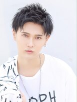 リップス 表参道店(LIPPS)&nbsp;黒髪短髪！【マットハードショート】2ブロックアップバング