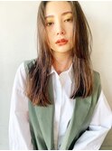 【unami】暗髪×ナチュラルヘア　澤田　杏奈