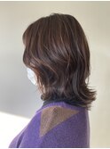 【40代】 セミロングスタイル