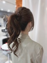 スイート ヘアデザイン(Suite HAIR DESIGN)&nbsp;《ヘアアレンジ》ポニーテール ゆるふわ