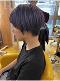 【Asante】バイオレットアッシュ　ショートボブ