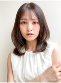 ミストバングショコラアッシュモテ髪ヘルシースタイル前髪