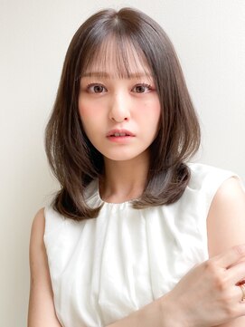 アグノス 青山(Agnos) ミストバングショコラアッシュモテ髪ヘルシースタイル前髪