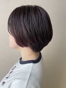 オウルヘアー(Owl hair) ピンクバイオレット/ショート/ショートグラ