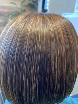 アートヘアージェー(ART HAIR.J) 縮毛矯正＆ベースカラー＆ダブルハイライト♪