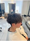メンズ波巻きスパイラルパーマ