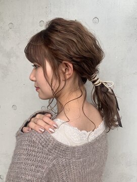 グレープバイン(GRAPEVINES) ゆるふわポニー/ヘアセット