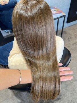 ローエン(LOWEN) カラーしながら髪質改善。