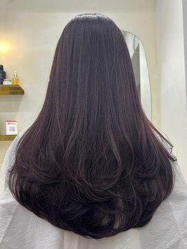 オリンテ バイ レシッド 表参道(orente by rcid) バタフライレイヤーシアーダークバイオレットカラーシアーカラー