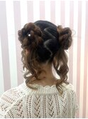 ガーリースタイル/心斎橋/ヘアメ/セットサロン