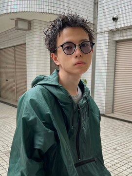 ヒュージ 表参道(huge) アップバング/束感ショート/ツーブロックマッシュ/コンマヘア