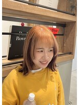 シアン 矢場町店(CYAN.)&nbsp;【アンブレラカラー】ベイビーオレンジ/ボルドーカラー