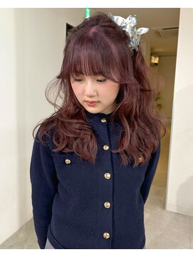 ニコフクオカヘアーメイク(NIKO Fukuoka Hair Make) 【NIKO】ブリーチなしピンクラベンダー×顔まわりカット♪