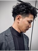 ビジネスヘア・ハーフバック