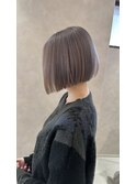 ホワイトラベンダー×ミニボブ