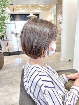 ジ オスカー(THE OSCAR) 【THE OSCAR 印南】ボブ×艶髪グレージュ