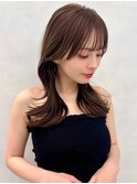 レイヤー/ネビージュ/韓国ヘア/イメチェン/縮毛矯正/中野/