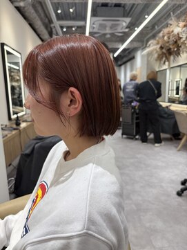 ロンドプロフィール 浦和(Lond profil) イメチェン　ボブ　外ハネボブ　美髪　ホワイトブロンド　韓国