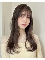 ローネス ギンザ(LONESS ginza)&nbsp;レイヤーカット/小顔カット/くすみベージュ/透明感カラー