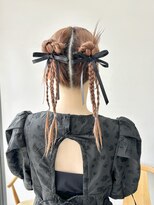 ヘアー アイス 御器所本店(HAIR ICI)&nbsp;ヘアセット/タイトヘア/カチモリ/ツインアレンジ/リボンアレンジ