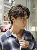 万代波巻きパーマハイライトシャドウパーマツイストパーマウルフ