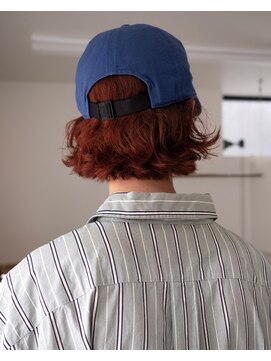 ウィットサークル(wit circle) men's bob × orange color