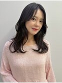 ナチュラルレイヤーカット*黒髪*暗髪*髪質改善トリートメント