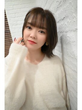 ショート×ボブ