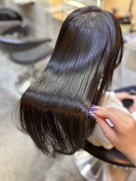 ロンド 表参道店(Lond) ミディアムレイヤーカット/レイヤー/顔周り/韓国/髪質改善