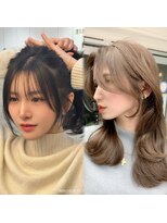 リー 四ツ橋(Lee)&nbsp;顔まわりカット/レイヤーカット/ベージュ