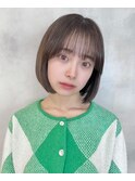 ☆【春日】オリーブグレー/ボブ/ココアベージュ/黒髪/小顔15