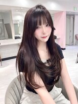 ジェム リット(GEM lit)&nbsp;《LUNA》ハイレイヤー/韓国ヘア/チョコレートブラウン