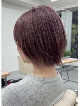 エルヘアメゾン(el. hair maison) ハイトーンカラーでレイヤーボブ☆