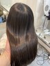 【1ヶ月分のホームケア付】カット+カラー+髪質改善+内部補修トリートメント