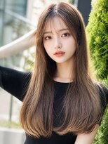 カグヤ 高柳店(Kaguya)&nbsp;ミルクティーベージュ×大人ストレート