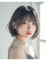 ノーマジーン(Norma jean)&nbsp;顔周りレイヤーカットくびれヘアハッシュカットベージュ/越谷