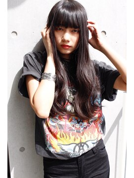 バルバオ サロンドベレーザ 大須(BALBAO salon de belleza) 黒髪モードロング