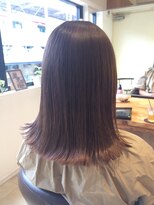 ネオリーブニコ 大井町店(Neolive Nico) パールグレージュ　ラベンダー　切りっぱなしボブ