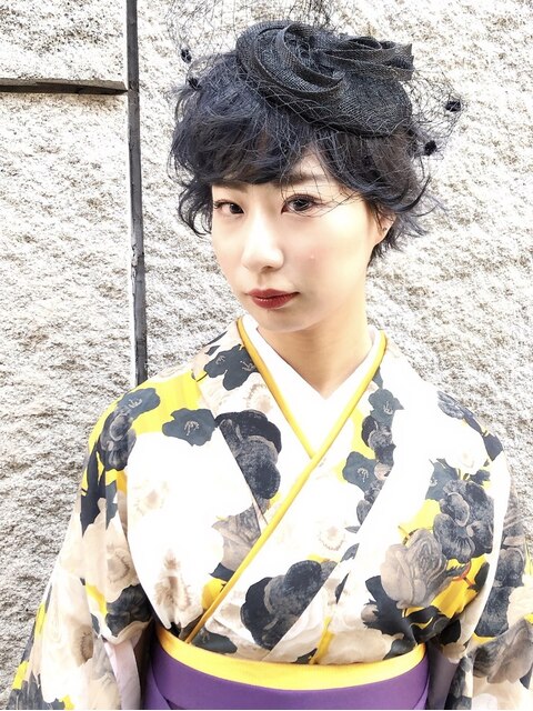 袴×ヘアアレンジ