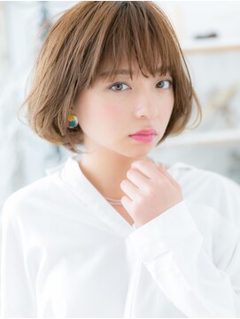 カバーヘア 上尾西口店(COVER HAIR) ★カーキラインカラー無造作パーマ小顔ミニボブ20代30代40代★7