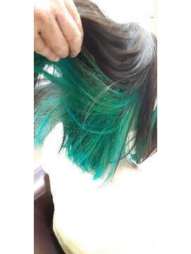 ヘアーヒーリングサロン アズ ラグジュアリー(hair healing salon az luxury) インナーカラー